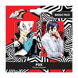 PopBuddies PERSONA 5 ROYAL FOX/YUSUKE KITAGAWA BADGE PACK