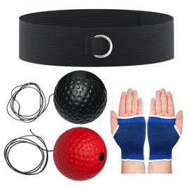 Boxing Reflex Ball, Boxing Training Ball, Boxing Training Ball for Boxing Training, Mixed Martial Arts, Fitness, Reaction Training with Gloves