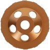 PRODIAMANT Premium Diamond Cup Wheel 125mm x 22.2mm TurboSpeed+ Diamond