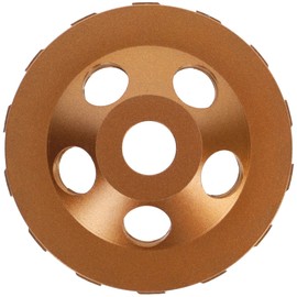 PRODIAMANT Premium Diamond Cup Wheel 125mm x 22.2mm TurboSpeed+ Diamond Grinding Disc for Concrete, Masonry, Stone