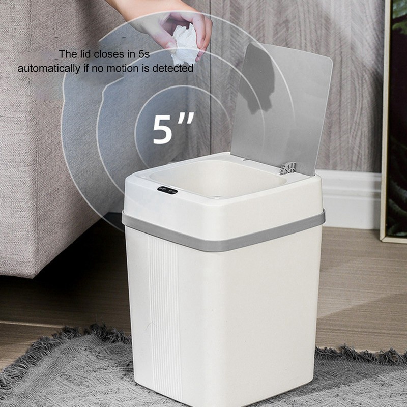 Smart Trash Can 12L Quick Motion Sensing Auto Open Close