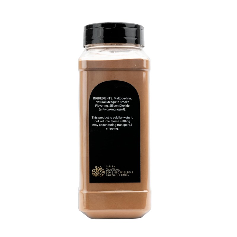 GranAroma Mesquite Smoke Powder, Bold Seasoning for BBQ, Meats, and