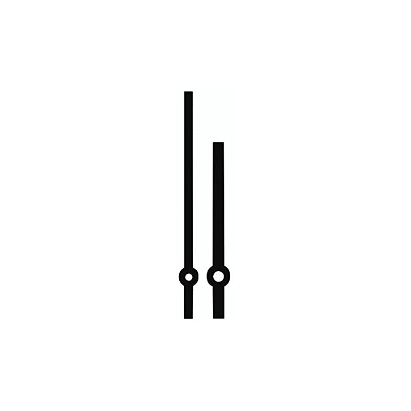 SELVA Pair of Hands Euronorm Bar Black Minute Hand Length