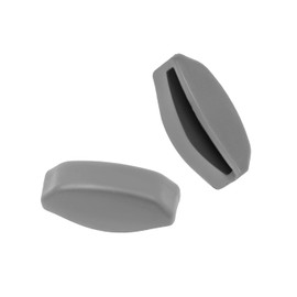 Soft Silicone Nose Pads Replacement Nose Pieces for Oakley HSTN OO9464 HSTN Metal OO9279 Sunglasses - Grey Low Nose Bridge Size Nose Cushion