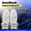 AutoShack Rear Brake Rotors Ceramic Brake Pads Calipers | Replacement