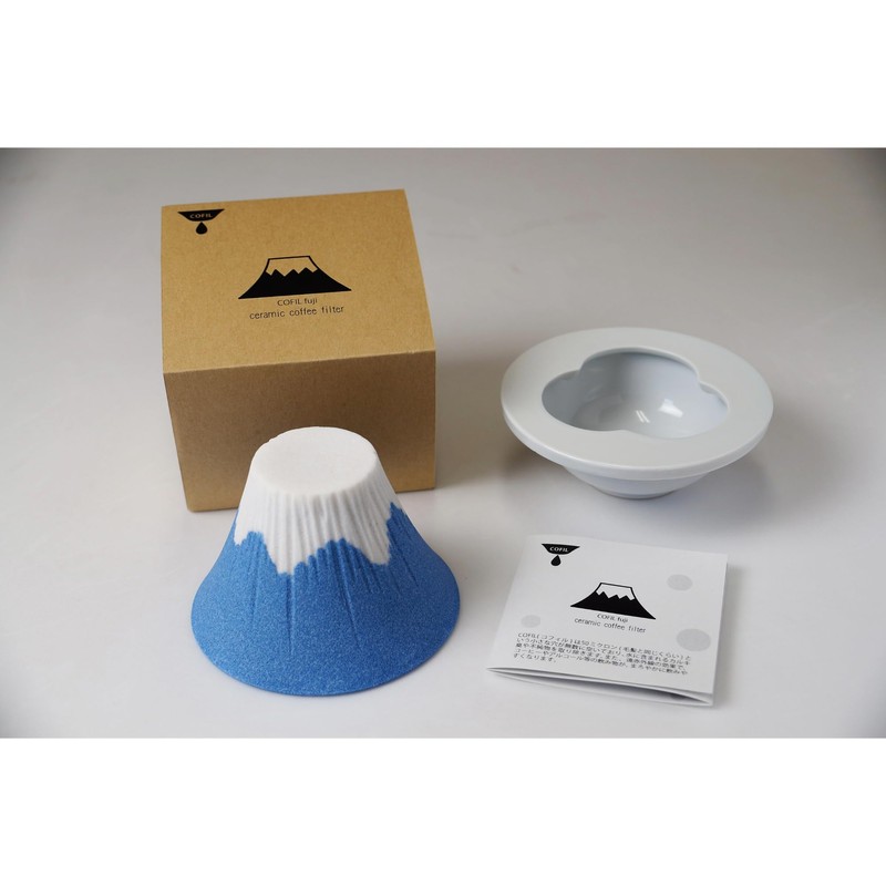 Mt. Fuji Ceramic Coffee Filter - Made in Japan -