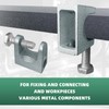 8Pcs Beam Clamp, 1" Jaw Opening Adjustable C Beam Clamps,