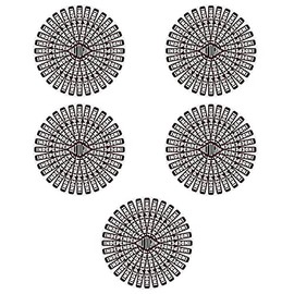 Independent Trucks Mylar Skateboard Stickers Built to Grind Revolve White/Blk/Red 5" 5-Pack Bulk Lot