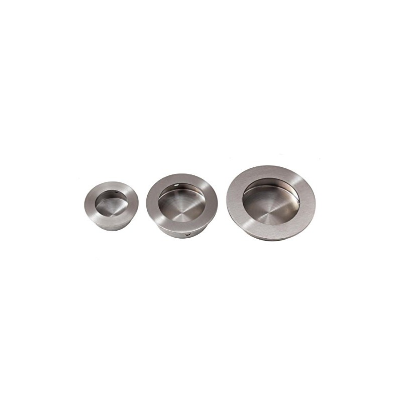 Onpira 30 mm stainless steel recessed handle, shell handle, furniture