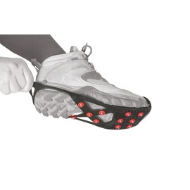Kleiber Shoe Spikes for Ice & Snow with 11 Non-Slip Stainless Steel Spikes, TÜV & GS Tested, Elastic and Robust in Size XL