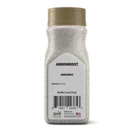 iSpice PREMIUM ARROWROOT POWDER |Natural Thickener|Gluten-Free|Non-GMO |5.4oz (155g)
