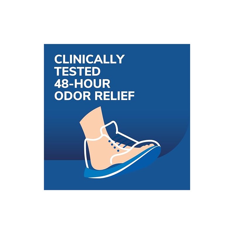 Dr. Scholl's OdorX All Day Deod Powder. 6.25 Ounces, (Pack