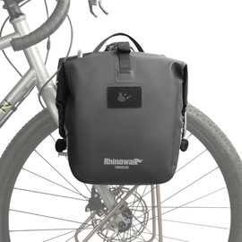 Rhinowalk Bike Pannier Bag Waterproof 6/12/20/25L Bicycle Rear Seat Bag Backpack With Shoulder Strap for Touring Cycling