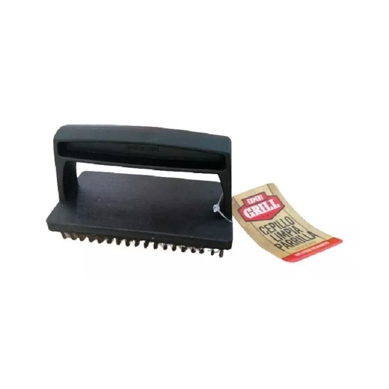 Grill Cepillo Metalico Grill Limpia Parrilla Asador Cerdas Alambre