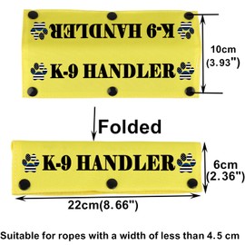 K9 Police Dog Leash Sleeve Military Dogs Gift K9 Handler Doggy Leash Wrap for Law Enforcement Police Service Dog (K-9 HANDLER)