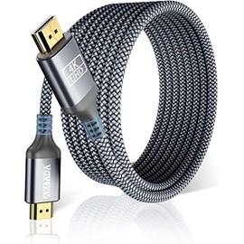 Yostyle Cable HDMI 4K 4.5 Metros, Cable HDMI 2.0 de Nylon Trenzado de 18 Gbps de Alta Velocidad Admite Video 4K@60Hz UHD HD 3D, HDCP 2.2 ARC Compatibl