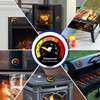 Stove Thermometer, Magnetic Log Burner Thermometer, Log Burner Accessories, Fireplace