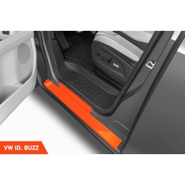Luxshield Car Door Sill Protector for VW ID.Buzz I 2022-2025 - Protective Film Car Door Accessories Trim Paint Protection Film Transparent