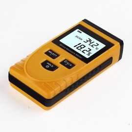 RGBS Inductive Wood Moisture Tester Digital LCD Display Induction Timber Moisture Meter Temperature Tester