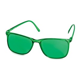 Colour therapy glasses "Elegant" in light green