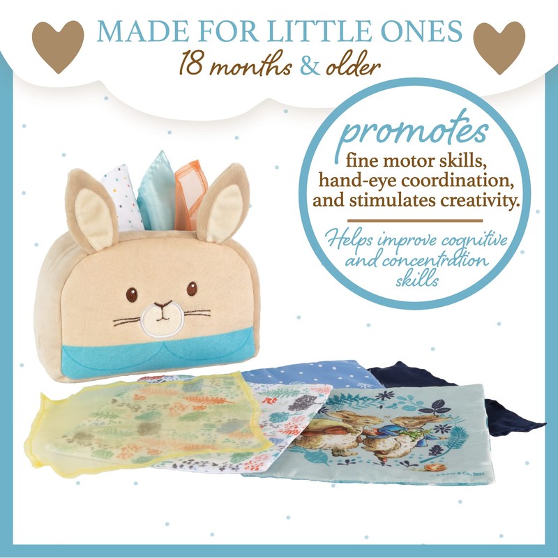 Kids Preferred Peter Rabbit Tissue Box Sensor Toy 8 Double