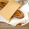 MTOPHLS 20 Pack Large Paper Bread Loaf Bags with Tin