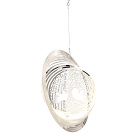 Stainless Steel Wind Spinner - 3D Mobile - Tree Of Life Spinner