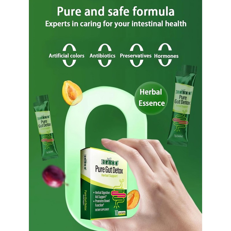 Pure Gut Detox Powder – Bloating & Digestive Support |