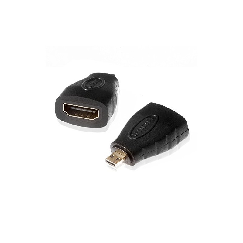 POPPSTAR 2x HDMI Adapter (Micro HDMI Male to HDMI Female,