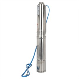 CARMA 196.8FT Deep Well Submersible Pump Stainless Steel Water Pump 1HP 115V 30GPM