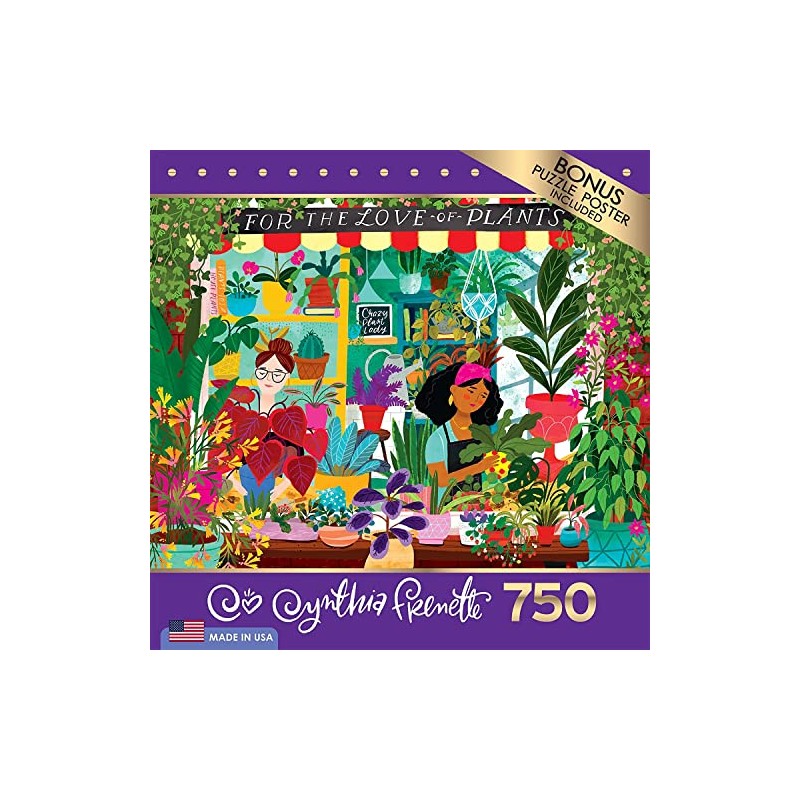 for The Love of Plants 750 Piece Puzzle