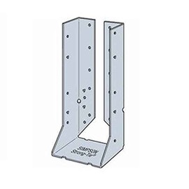 Simpson Strong-Tie HUCQ210-2-SDS HUCQ Heavy Face-Mount Concealed-Flange Joist Hanger for Double 2x10 w/ Screws