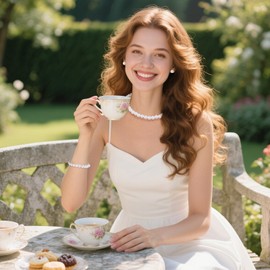 Jmkcoz Pearls Jewelry Set for Women Necklace Earrings Bracelet Bridal Wedding Jewelry Sets for Brides Bridesmaid Party (10mm Pearl)