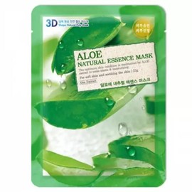 Meoncell 3D type skin softening three-dimensional mild mask pack 100 sheets aloe / 메온셀 3D타입 피부유연 입체형상 순한마스크팩 100매 알로에