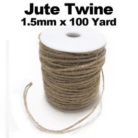 Unbranded Jute Twine 1.5mm - 100 Yard Spool