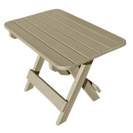 Phat Tommy Recycled Poly Resin Folding Side Table – Durable & Eco-Friendly. This Patio Furniture is Great for Your Adirondack Chair, Lawn, Garden, Swimming Pool, Deck.