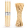 12" Natural Bamboo Wood Barbecue Skewers for Kabob, Appetizer, Fruit,