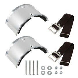 Geesatis 2Pcs Drywall Stilt Replacement Part,Curved Plate Fixed Legs,Aluminium Alloy Stilt Accessories Kit for Plastering, Painting and Wiring