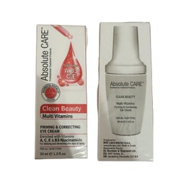 Absolute Care Clean Beauty Multi-Vitamins Firming & Correcting Eye Cream for All Skin Types