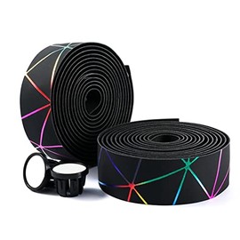Cinta para Manillar de Bicicleta, Antideslizante y Cómoda de Cuero PU y Espuma EVA para Ciclismo de Carretera o Montaña También para Cañas de Pescar