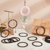AHANDMAKER 100 PCS Wooden Hoop Rings Brown Natural Macrame Wood