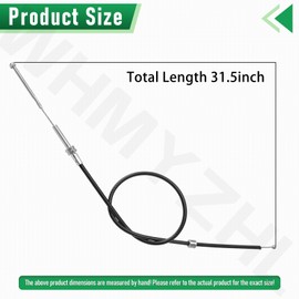 30588 Front Tine Tiller Cable Compatible with Earthquake 20908 and 20970, Replacement 3108A, 20827 - M5 End M8 Mount Kit