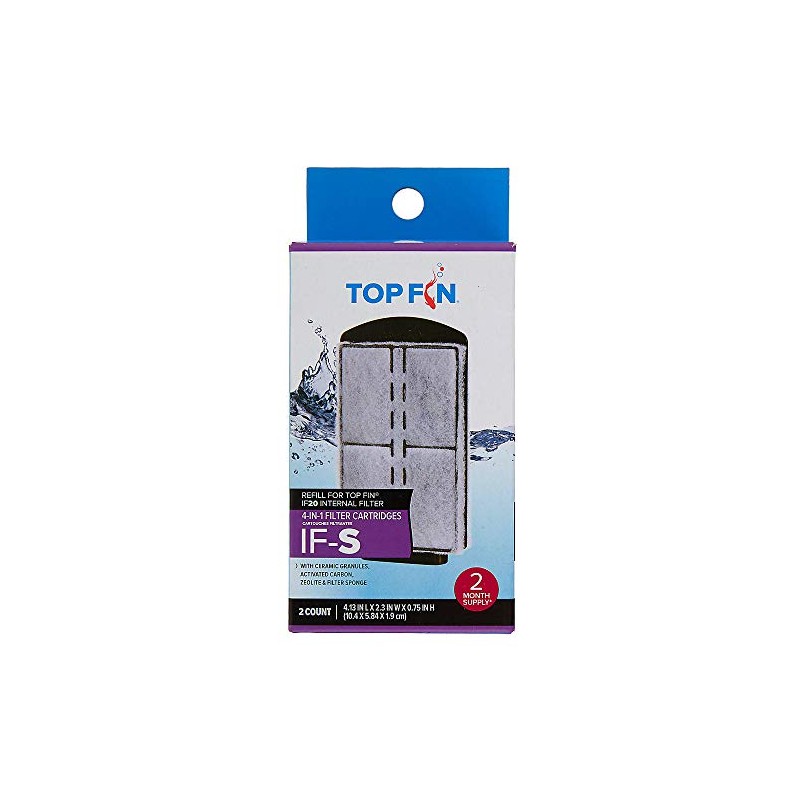 Top Fin Retreat Filter Large, IF-S (2 Count)