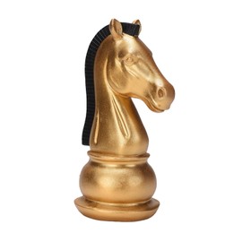 BRABUD TQGJBS637 - Estatua de caballo de ajedrez de resina de 7.6 pulgadas de alto, decoración de caballero, decoración de casa, oficina, oficina, oficina, computadora, mesa, clóset, decoración de