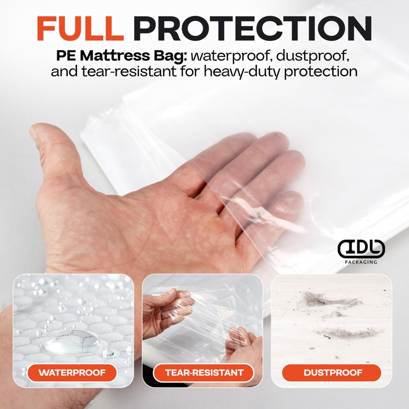 Mattress Bag, Queen Size - Heavy-Duty Mattress Bag Covering for