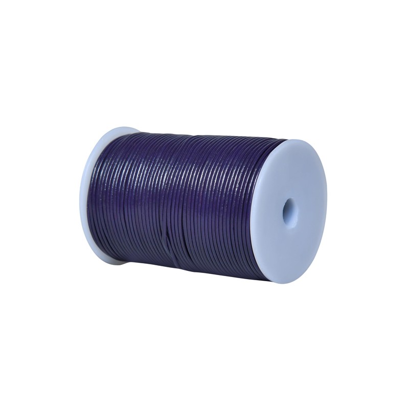 Cords Essentials Cuerda redonda de cuero auténtico, cuerda para hacer