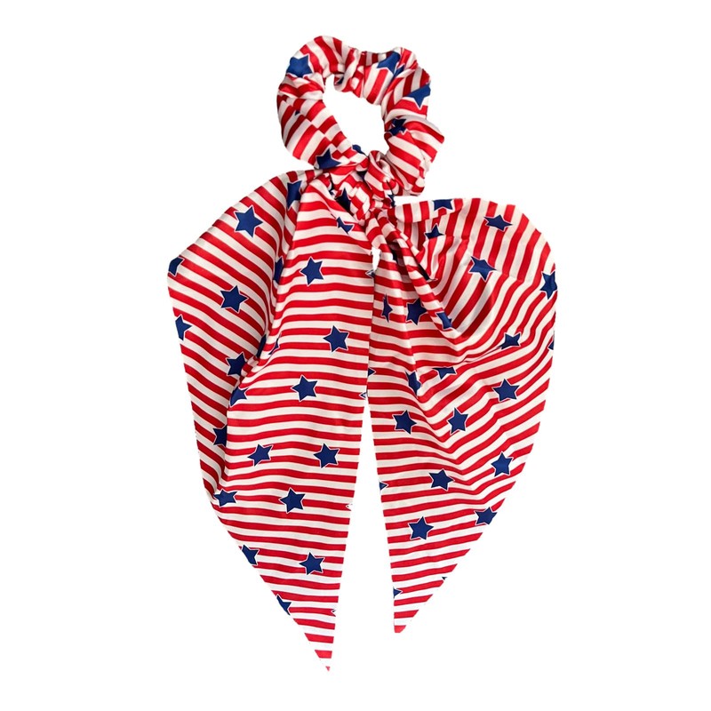 American Flag Hair Ties for Women Patriotic 4th of July