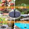 Solar Fountain Water Pump for Bird Bath, New Upgraded Mini