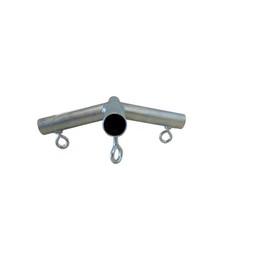 3/4” Canopy Pipe Fittings Low Peak Carport Connectors with 102 Degree Angle (Receives 3/4” Diameter Pipe) (4-Way Top)