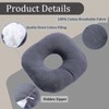 coceyese Ear Piercing Pillow for Side Sleepers with Ear Hole,